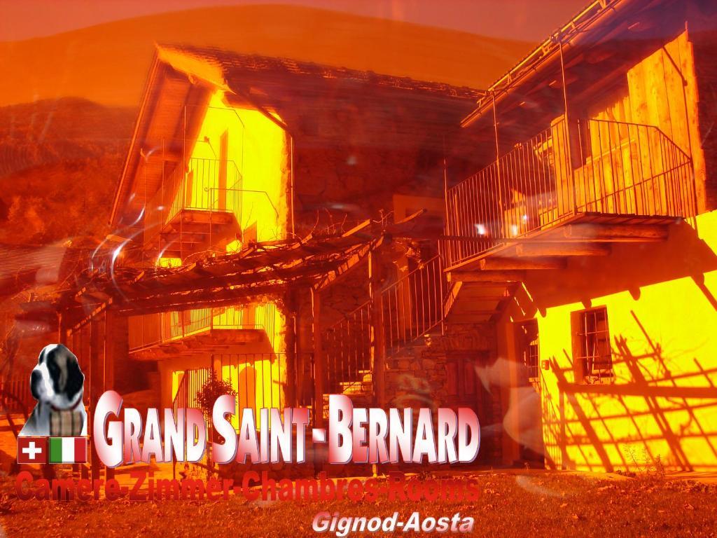 Affittacamere Grand Saint Bernard Gignod Exteriör bild