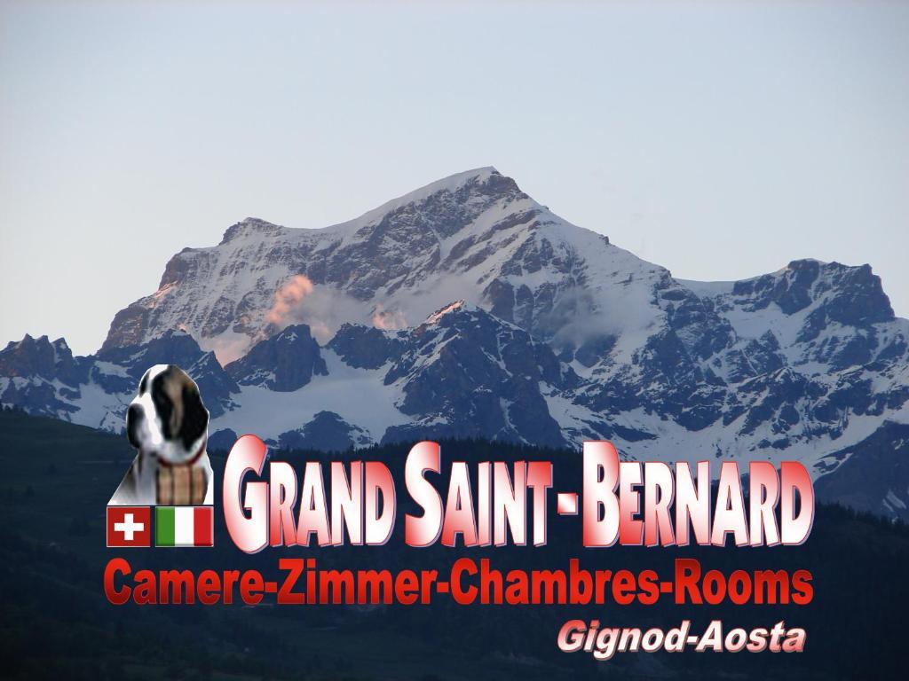 Affittacamere Grand Saint Bernard Gignod Exteriör bild