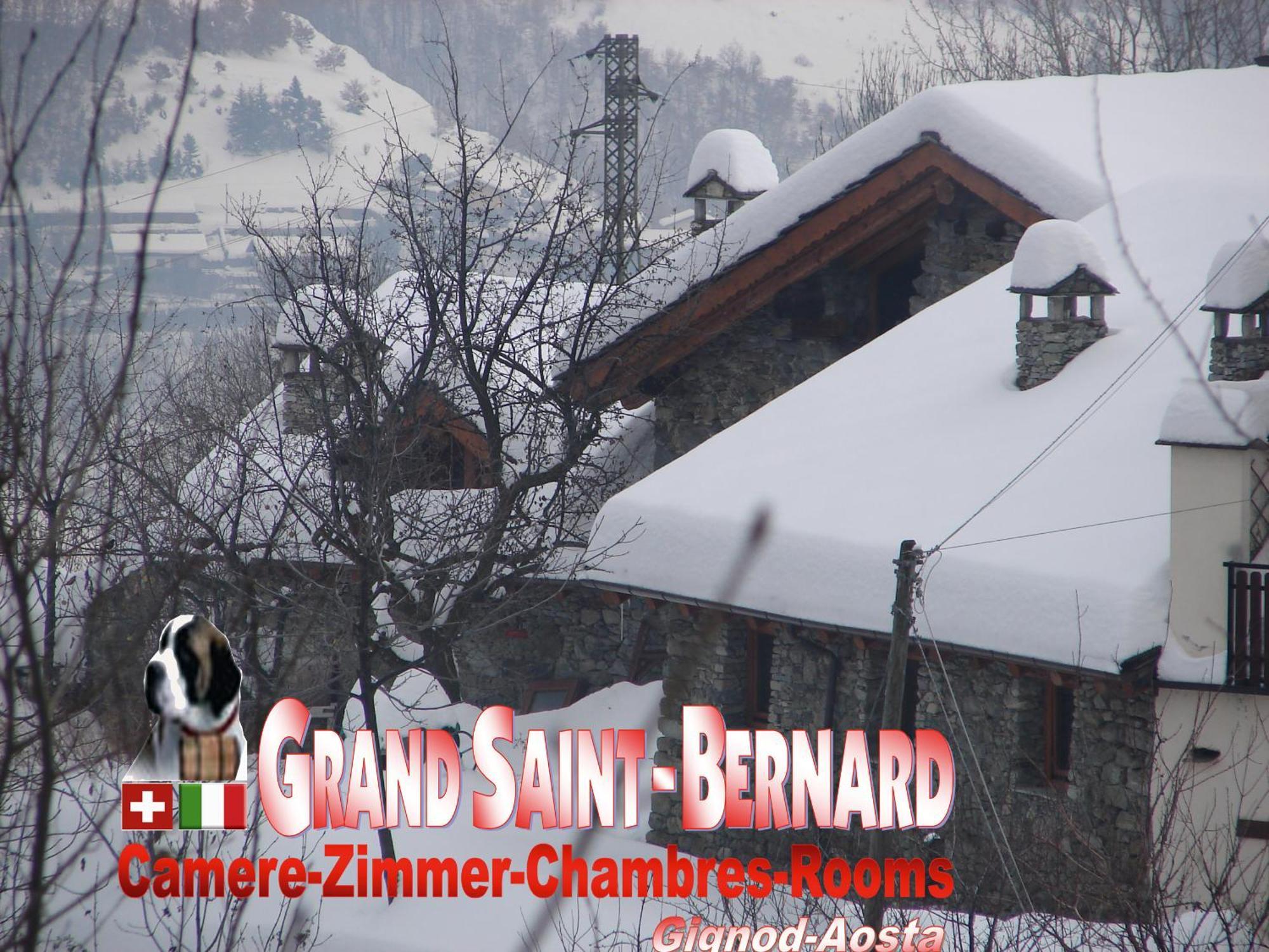 Affittacamere Grand Saint Bernard Gignod Exteriör bild