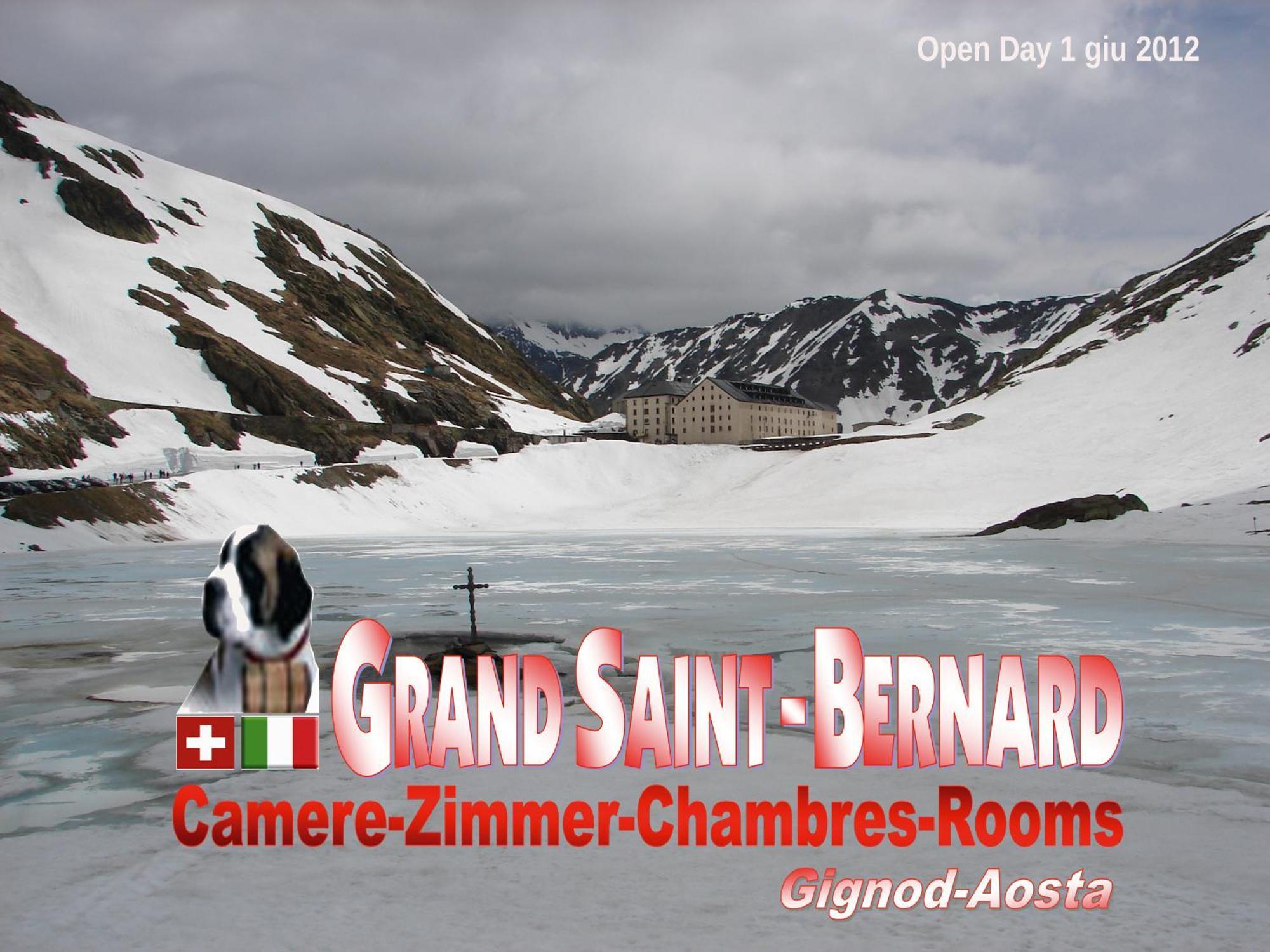 Affittacamere Grand Saint Bernard Gignod Exteriör bild